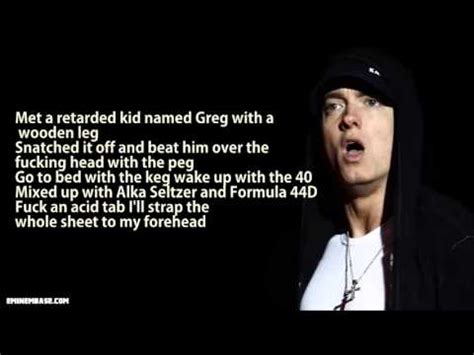 eminem violent lyrics.